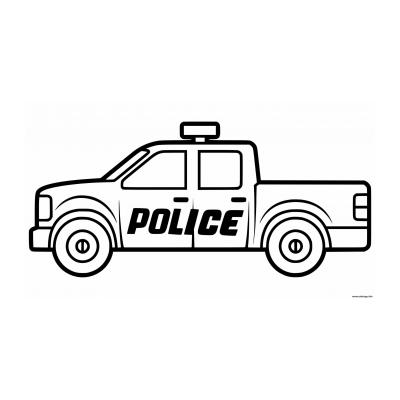 раскраски полицейские машины