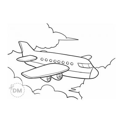  самолет фото для детей рисунок