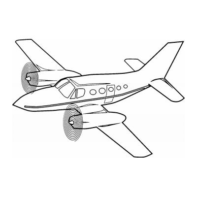  самолет рисунок на белом фоне
