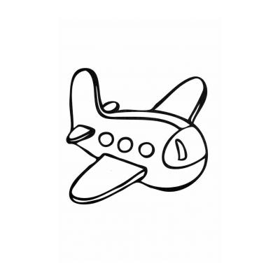  самолет рисунок детский