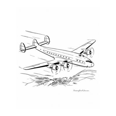  картинки самолет нарисованный