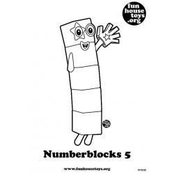 Раскраски Numberblocks