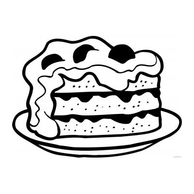 Раскраски Тортики и пирожные - распечатать, скачать бесплатно