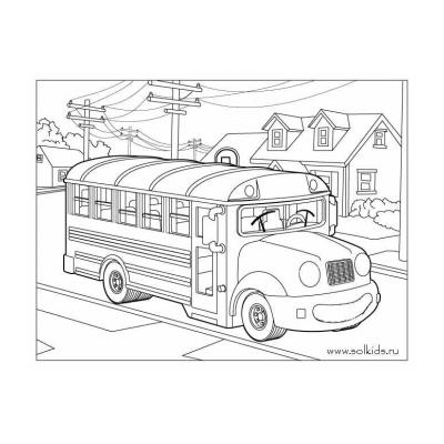  скачать картинку автобус для детского сада