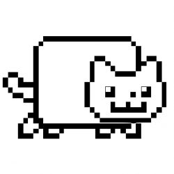 Раскраска Nyan Cat