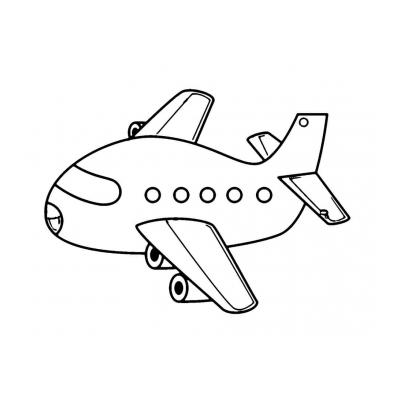  самолет рисунок для детей раскраска