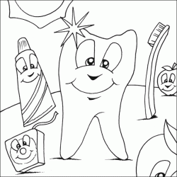 Раскраски стоматолог - распечатать, скачать бесплатно