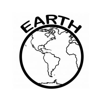 Раскраска Планета Земля
