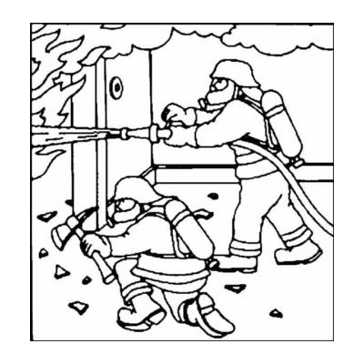Раскраски "Пожарная безопасность" - распечатать, скачать бесплатно