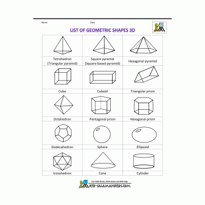 Задания для школьников на тему геометрические фигуры