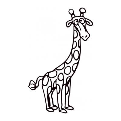  Жираф гуляет