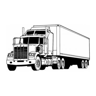  рисунок грузовика для детей