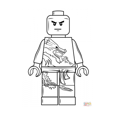 Раскраски Лего Ниндзяго Дракон - распечатать, скачать бесплатно