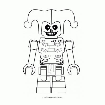 Раскраска Lego