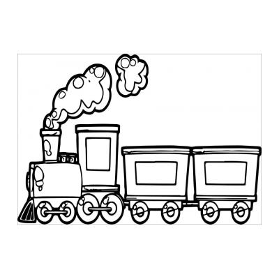  рисунок вагона для детей