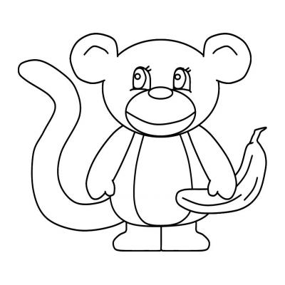  Смешная обезьянка