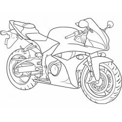  военный мотоцикл раскраска