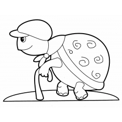 Черепаха ползет 