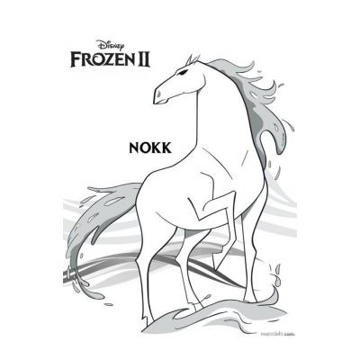 Раскраска персонаж Frozen 2