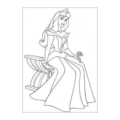 Раскраски принцессы Диснея - распечатать, скачать бесплатно