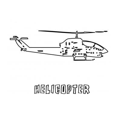 Контур вертолета
