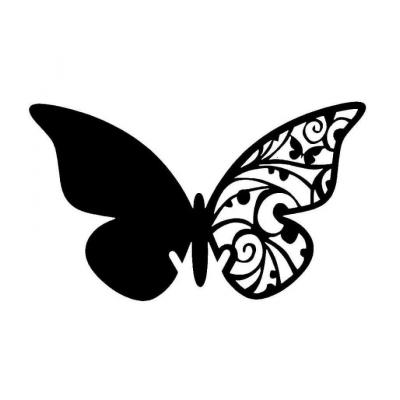 Трафарет бабочки