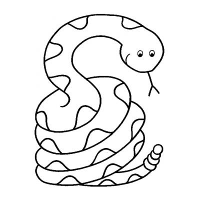  Змея ползет