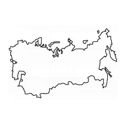 Раскраска карта России