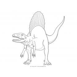Раскраска спинозавр