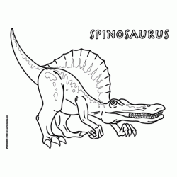  Рисунок спинозавра