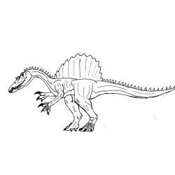 Раскраска спинозавр