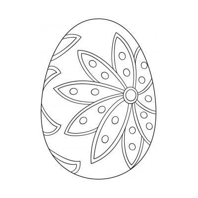  раскраска яйцо