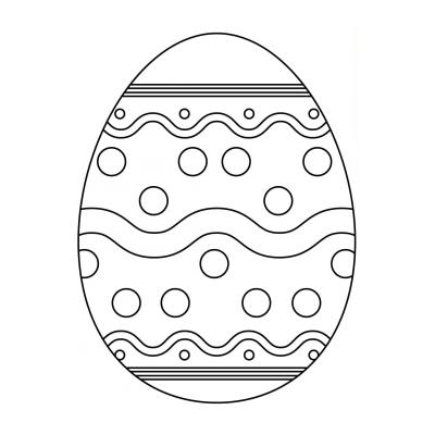трафарет яйцо на Пасху