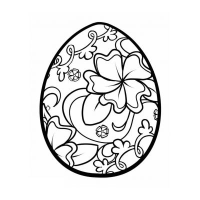 яйца на пасху раскраска