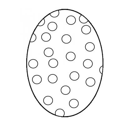 яйцо трафарет