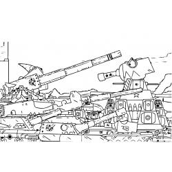  Раскраска тяжелого танка КВ 44