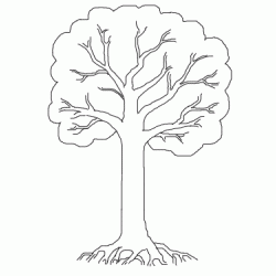 Шаблон дерева для аппликации