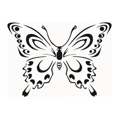 Шаблон бабочки для аппликации
