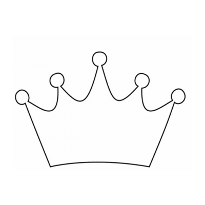 Трафарет Королевская корона
