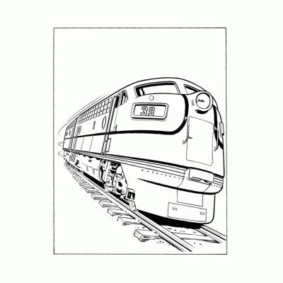  поезд с вагонами раскраска