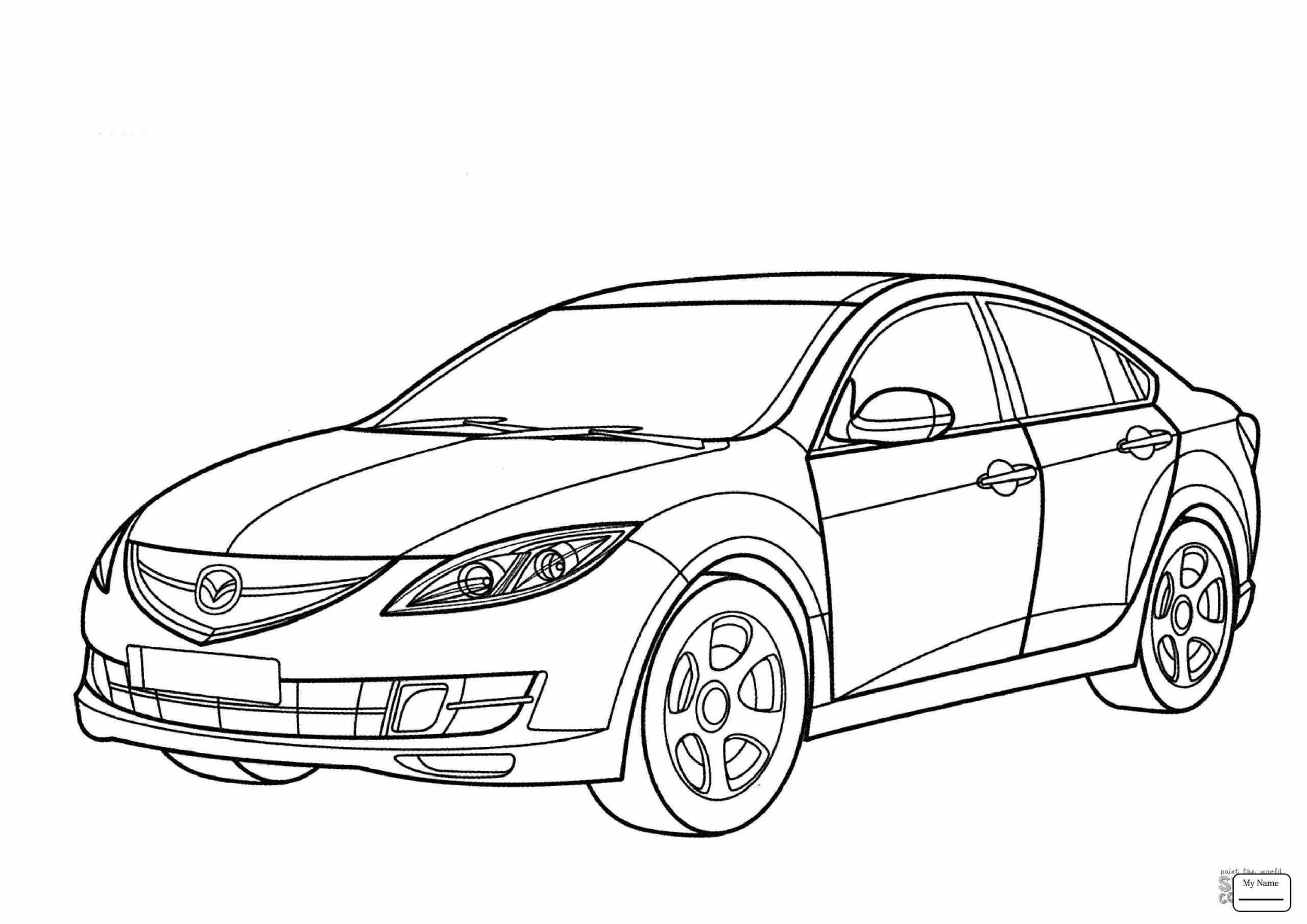 Mazda 3 BL sedan контур